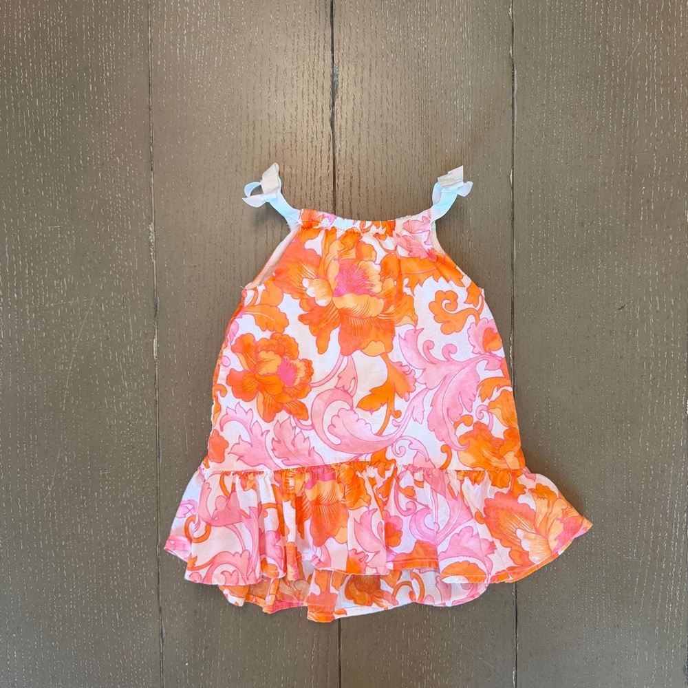 Janie and Jack Baby Girls’ 3-6M “Clementine Dress” • Cute Floral Summer Outfit!